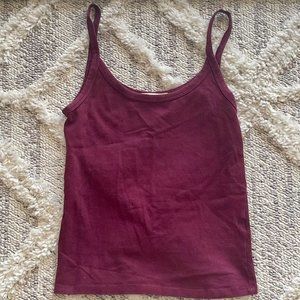 American Eagle Maroon Tank Top
